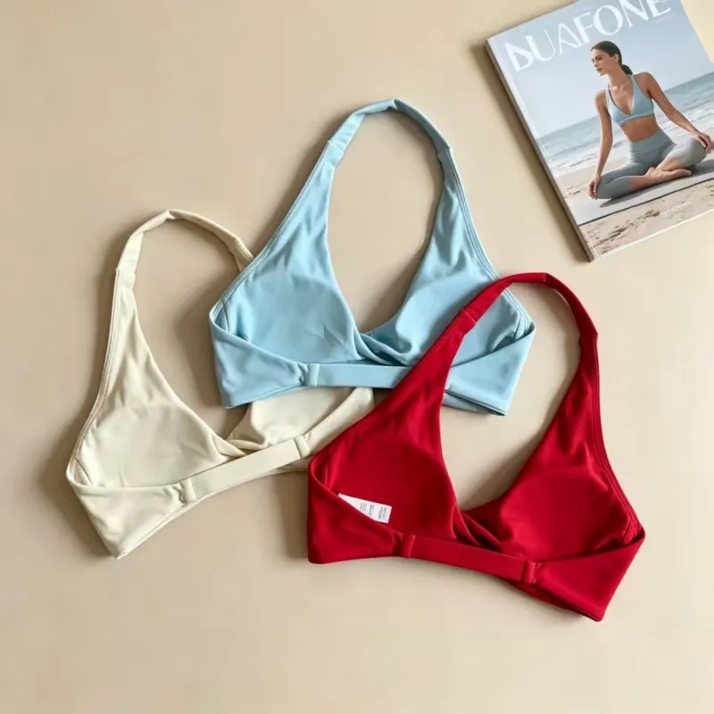 Halter Backless Sports Bra Eur - Push Up Bra Padded 评论和价格