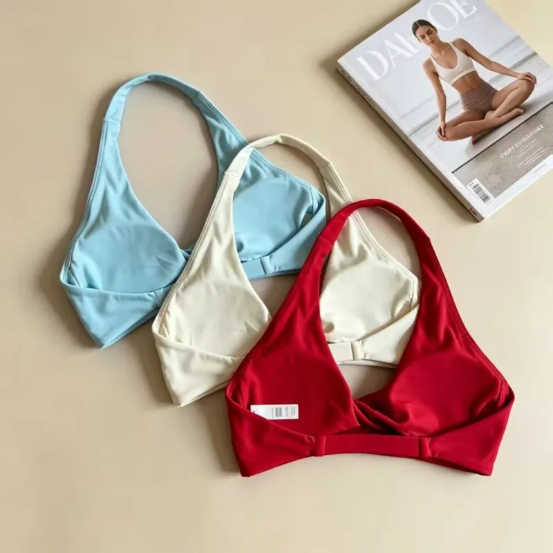 Halter Backless Sports Bra Eur - Push Up Bra Padded 评论和价格