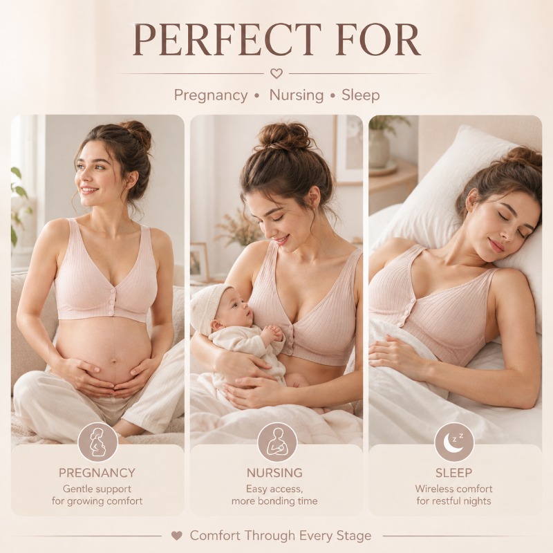 Women's Nursing Bra Maternity  - Nursing Bra Sleep 评论和价格